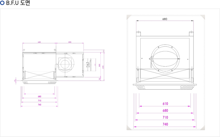 B.F.U 도면